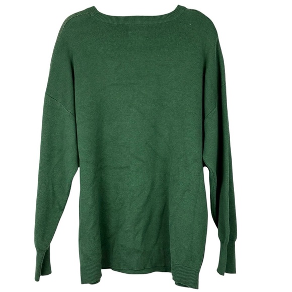 Disney Goofy Sweater Retro Knit Pullover Green Crewneck L Comfy Casual Chic - Picture 4 of 9